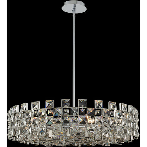 Piazze 9 Light 29 inch Polished Chrome Pendant Ceiling Light