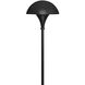 Mushroom 120v 8.00 watt Black Landscape Path Light