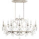 Renaissance 12 Light 46 inch Antique Silver Chandelier Ceiling Light in Heritage