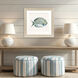 Coastal Bliss Green and Blue Framed Art, Propac
