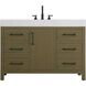 Nathan 48 X 34 inch Chestnut Brown Bathroom Vanity Cabinet in Not Included