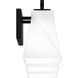 Stetson 3 Light 24.5 inch Matte Black Bath Light Wall Light, Large