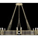 Mirage 12 Light 49.75 inch Gold Chandelier Ceiling Light