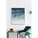 Abstract Blue/Cream Wall Art