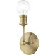 Lansdale 1 Light 5 inch Antique Brass Vanity Sconce Wall Light