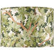 Woodland Green/Brown/Ivory Drum Lamp Shade
