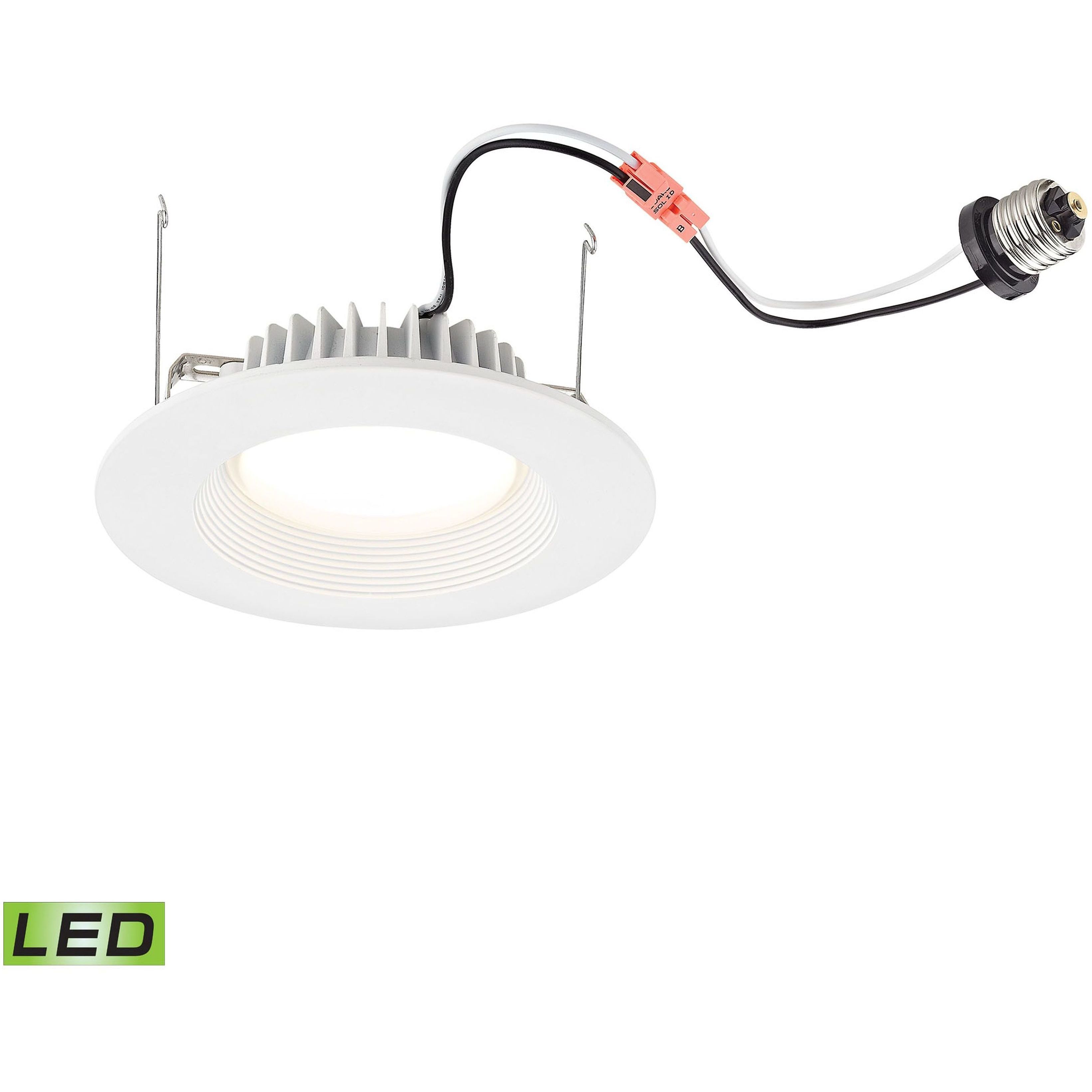Axel Conversion Integrated LED White Down Light, 6" Recessed Can