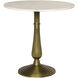 Alida 30 X 30 inch Antique Brass Side Table