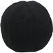 Dan Foley Teddy Black Throw Pillow