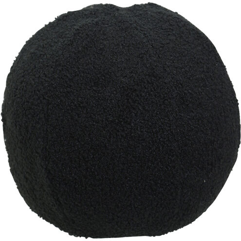 Dan Foley Teddy Black Throw Pillow
