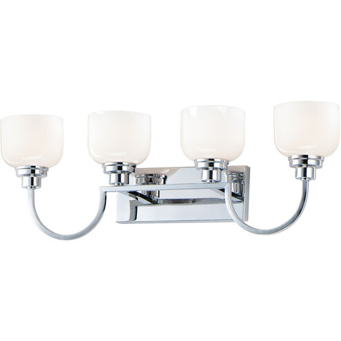 Swale 4 Light 31 inch Polished Chrome Bath Vanity Wall Light