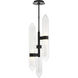 Avroko Langston LED Plated Dark Bronze Pendant Ceiling Light, Integrated LED