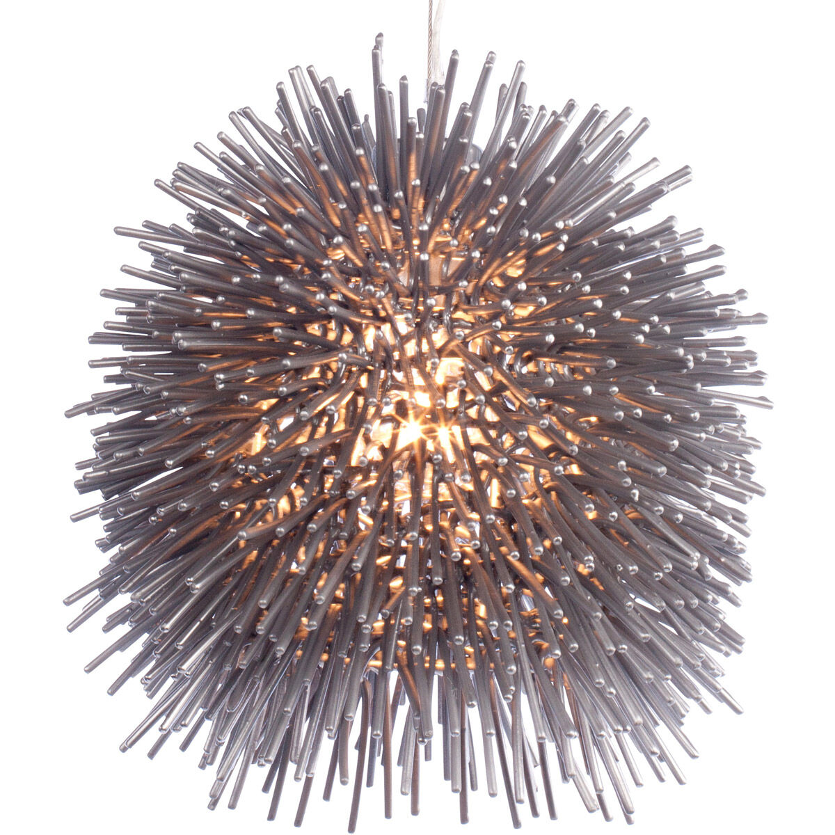 Urchin 1 Light 9 inch Painted Chrome Mini Pendant Ceiling Light