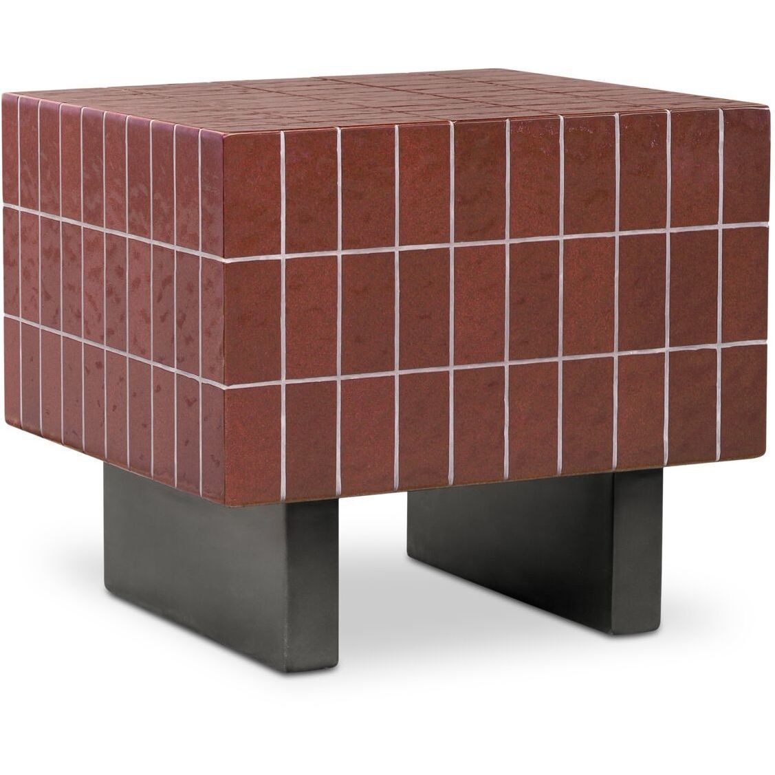 Farren 20 X 20 inch Brown Outdoor Side Table