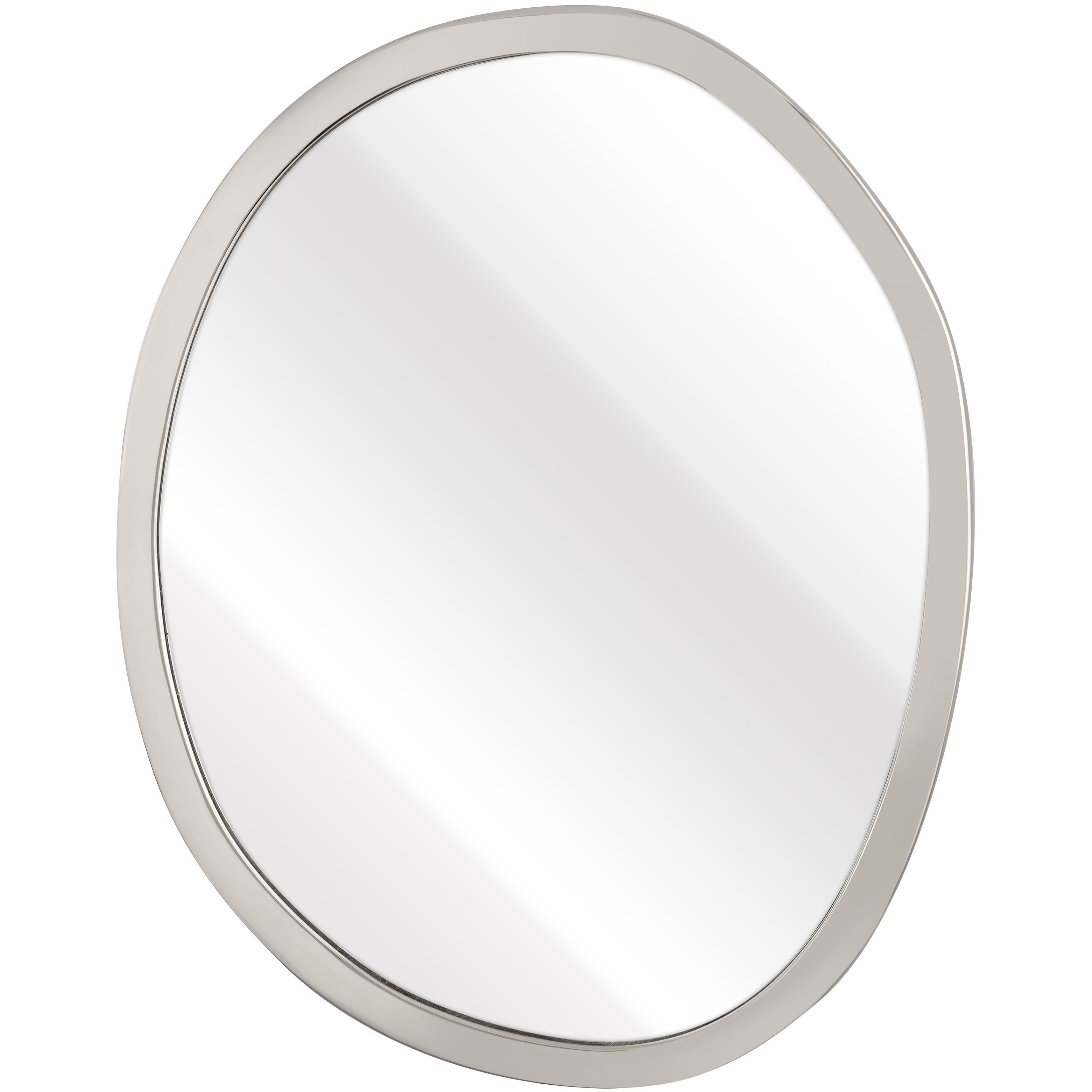 Flex 26 X 21 inch Polished Nickel with Mirror Wall Mirror