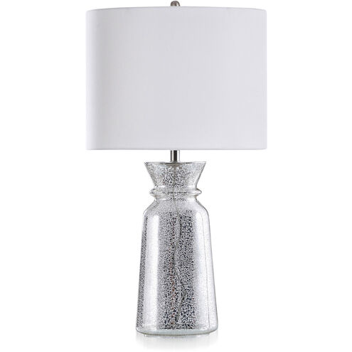 Elyse 32 inch 100.00 watt Silver Mercury Glass Table Lamp Portable Light