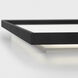 Cadre 30 X 30 inch Midnight Black Backlit Wall Mirror