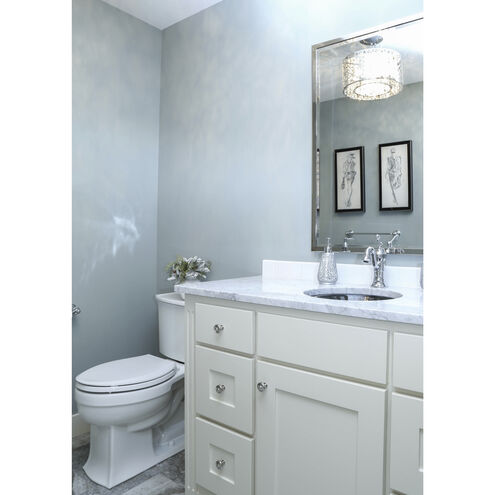 Troy 7 Light 15.75 inch Polished Chrome Flush Mount Ceiling Light