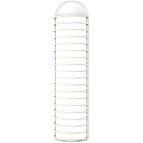 Lighthouse LED 6 inch Textured White ADA Sconce Wall Light