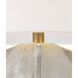Kelly Wearstler Delmar 22.25 inch 15 watt Antiqued White Table Lamp Portable Light
