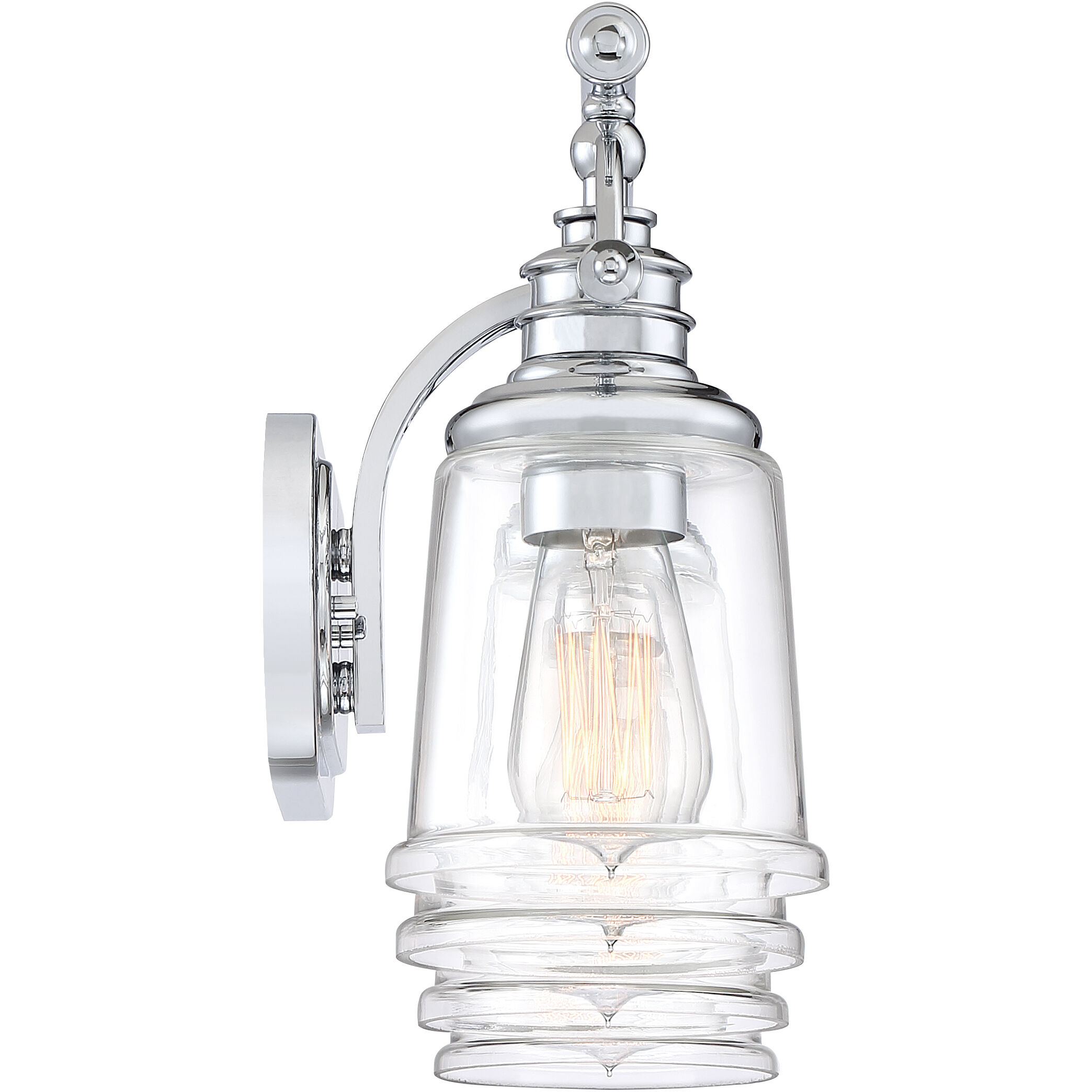 Grant 4 Light 32 inch Polished Chrome Bath Light Wall Light, Extra Large