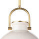 Eloise 1 Light 16 inch White Pendant Ceiling Light
