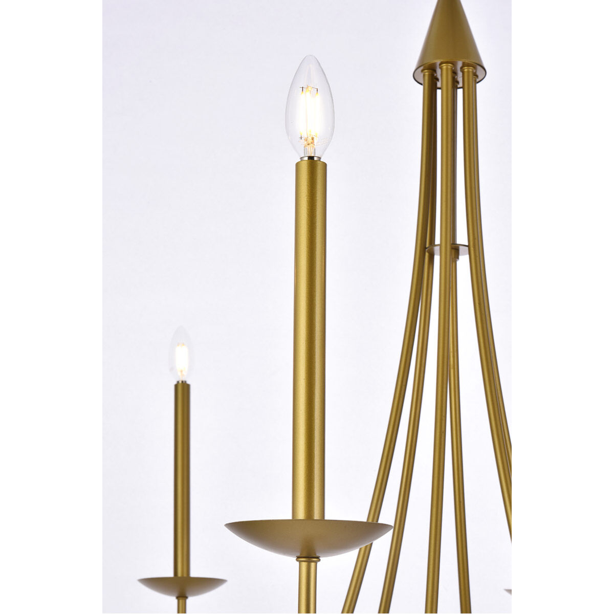 Cohen 6 Light 36 inch Brass Chandelier Ceiling Light