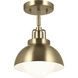 Niva 1 Light 8.00 inch Semi-Flush Mount