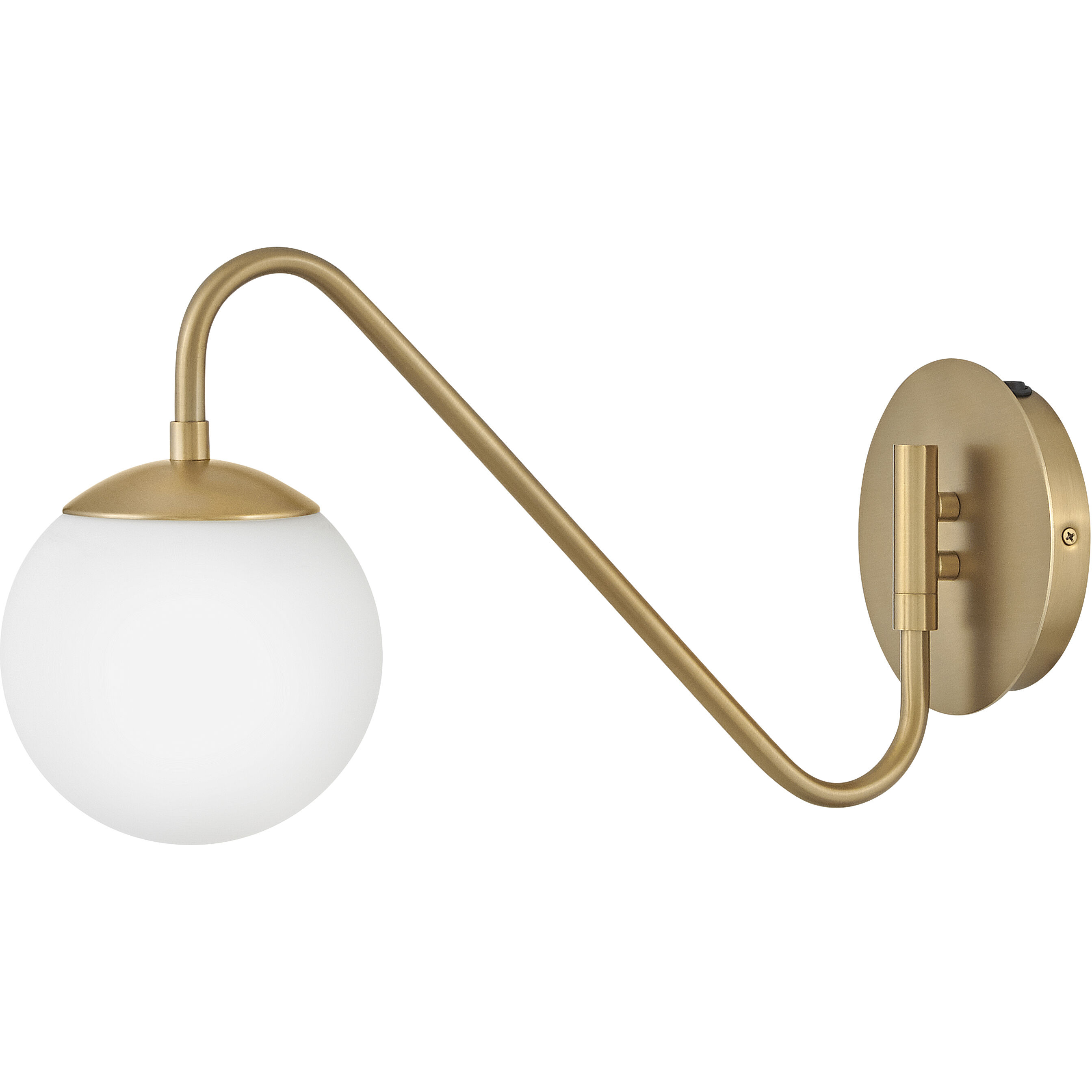 Dottie 1 Light 6 inch Lacquered Brass Sconce Wall Light