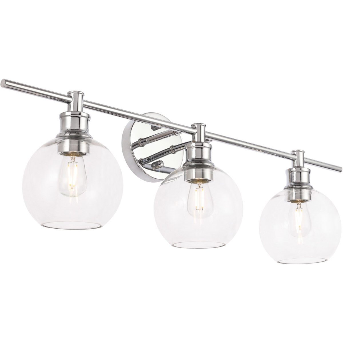 Collier 3 Light 28 inch Chrome Wall sconce Wall Light