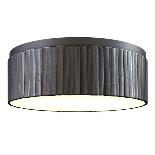 Kensington LED 12 inch Urban Bronze Flush Mount Ceiling Light