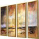 Landscapes Collection Orange Framed Art