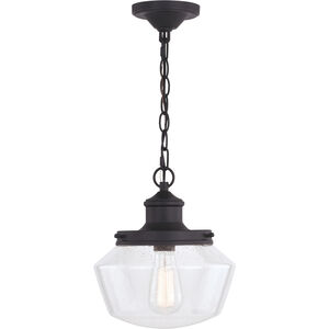Collins LED 10 inch Matte Black Outdoor Pendant
