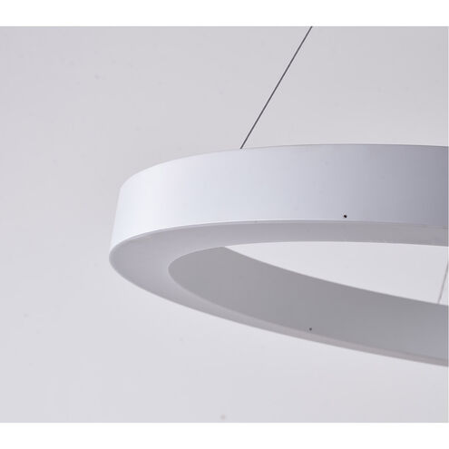 Canada LED 16 inch Matte White Chandelier Ceiling Light