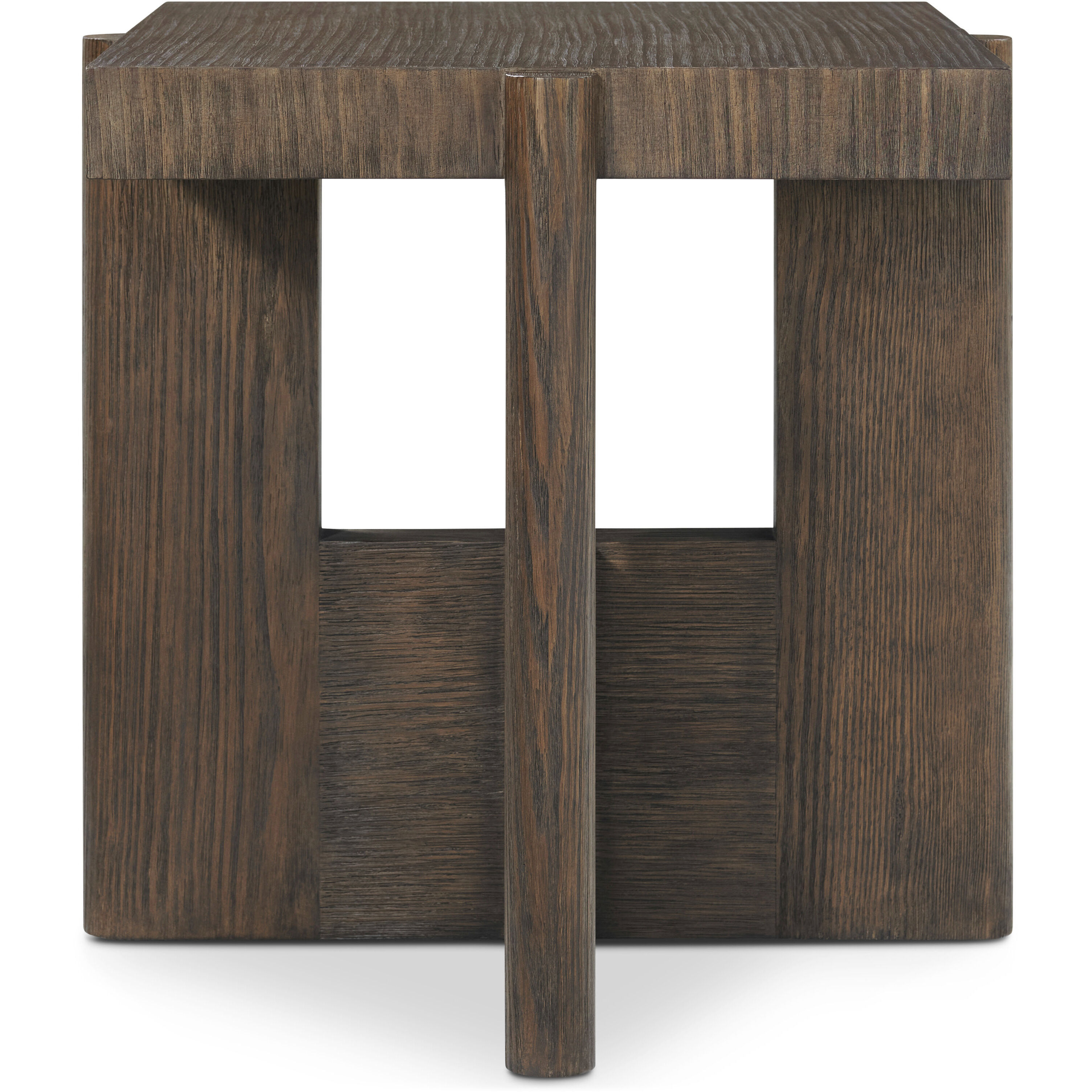 Urbane 28 X 24 inch Campfire Side Table, Wooden