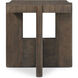 Urbane 28 X 24 inch Campfire Side Table, Wooden