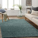 Deluxe Shag 87 X 63 inch Charcoal Rug, Rectangle