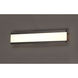 Visor LED 24 inch Black Bath Vanity Wall Light