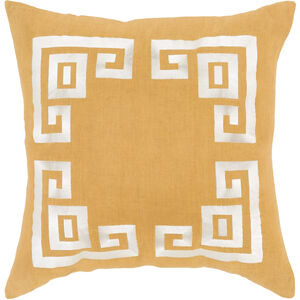 Milo 18 X 18 inch Tan and Beige Throw Pillow