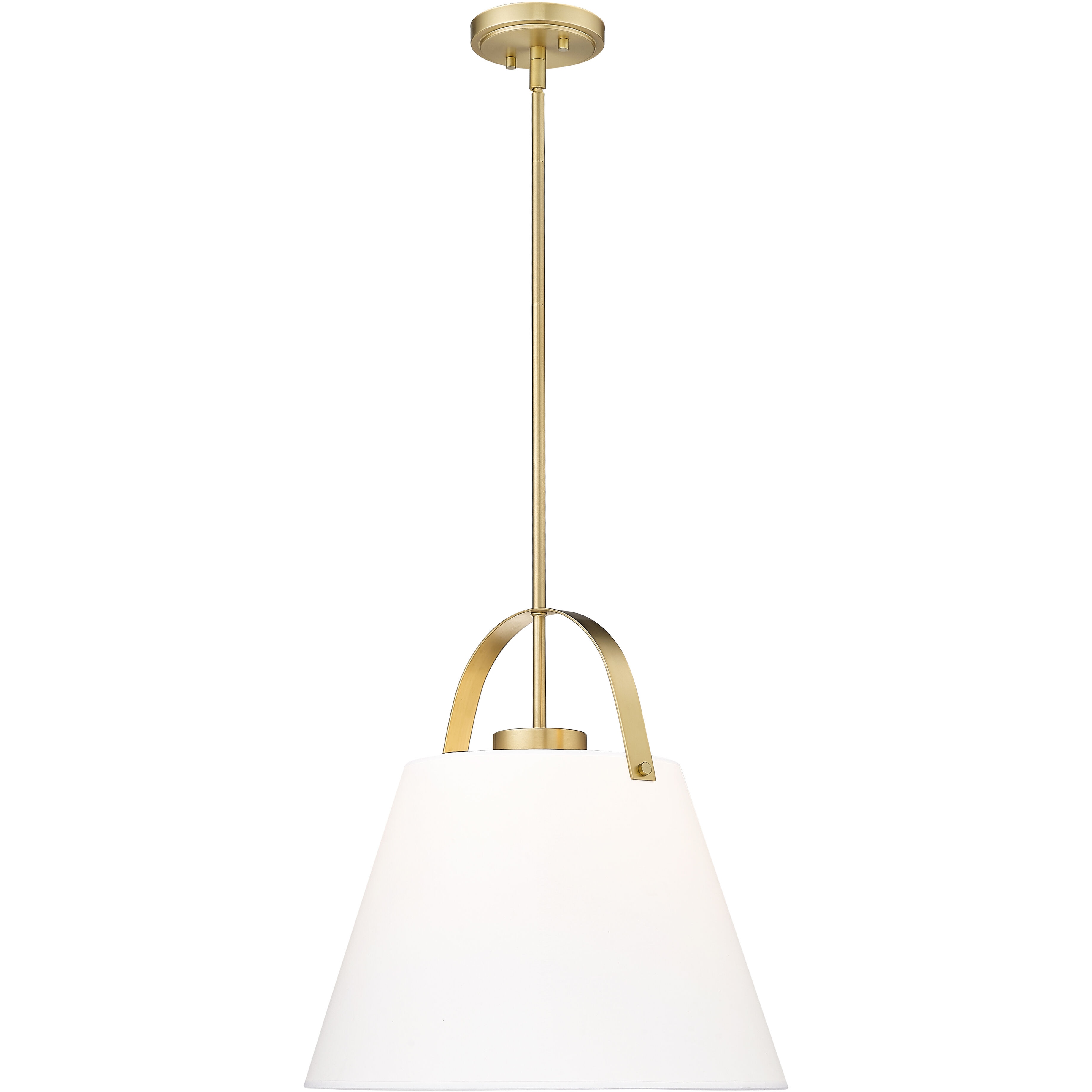 Z-Studio 1 Light 18 inch Heritage Brass Pendant Ceiling Light