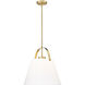 Z-Studio 1 Light 18 inch Heritage Brass Pendant Ceiling Light