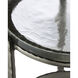 Acea 12 inch Graphite and Clear Drinks Table