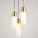 Thalia LED 10 inch Antique Gold Pendant Ceiling Light