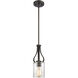 Market Square 1 Light 5 inch Oil Rubbed Bronze Mini Pendant Ceiling Light