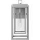 Coastal Elements Republic LED 16 inch Satin Nickel Outdoor Wall Mount Lantern, Estate Series