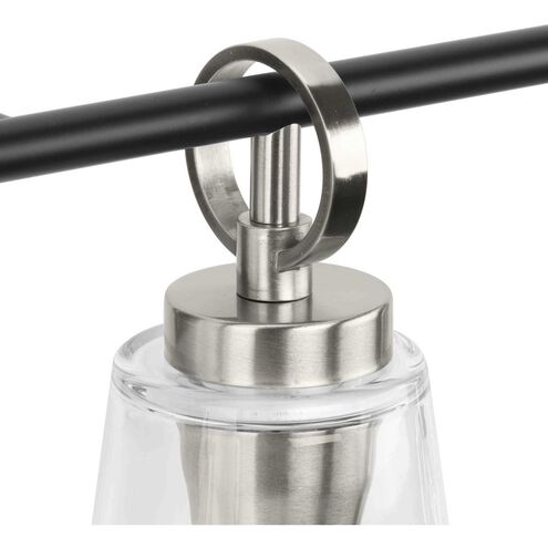 Cassell 4 Light 33.87 inch Brushed Nickel Bathroom Vanity Light Wall Light