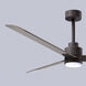 Atlas Alessandra-LK 56 inch Textured Bronze with Gray Ash Blades Indoor/Outdoor Ceiling Fan