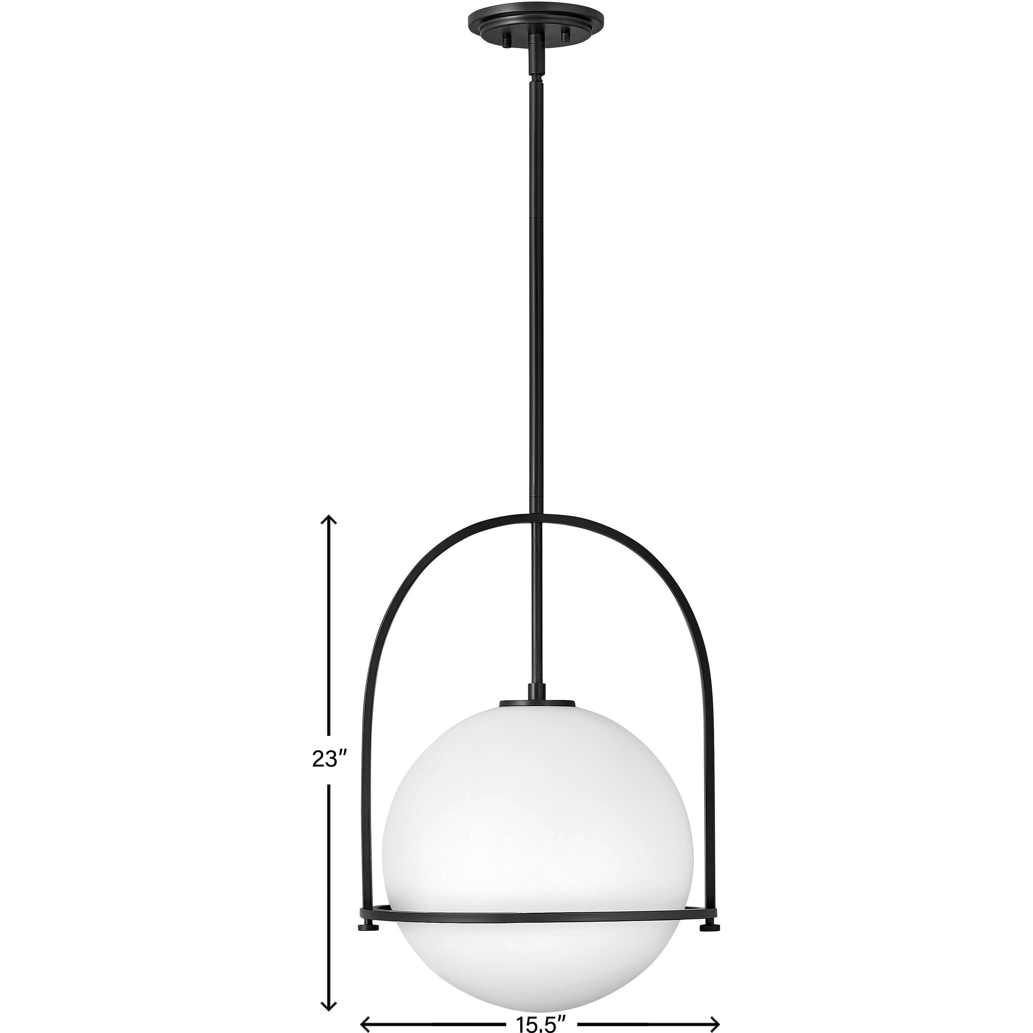 Somerset 1 Light 15.5 inch Black Indoor Pendant Ceiling Light