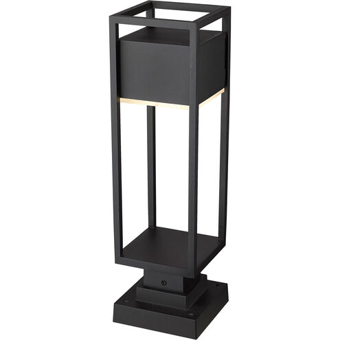 Barwick LED 22 inch Black Outdoor Pier Mounted Fixture