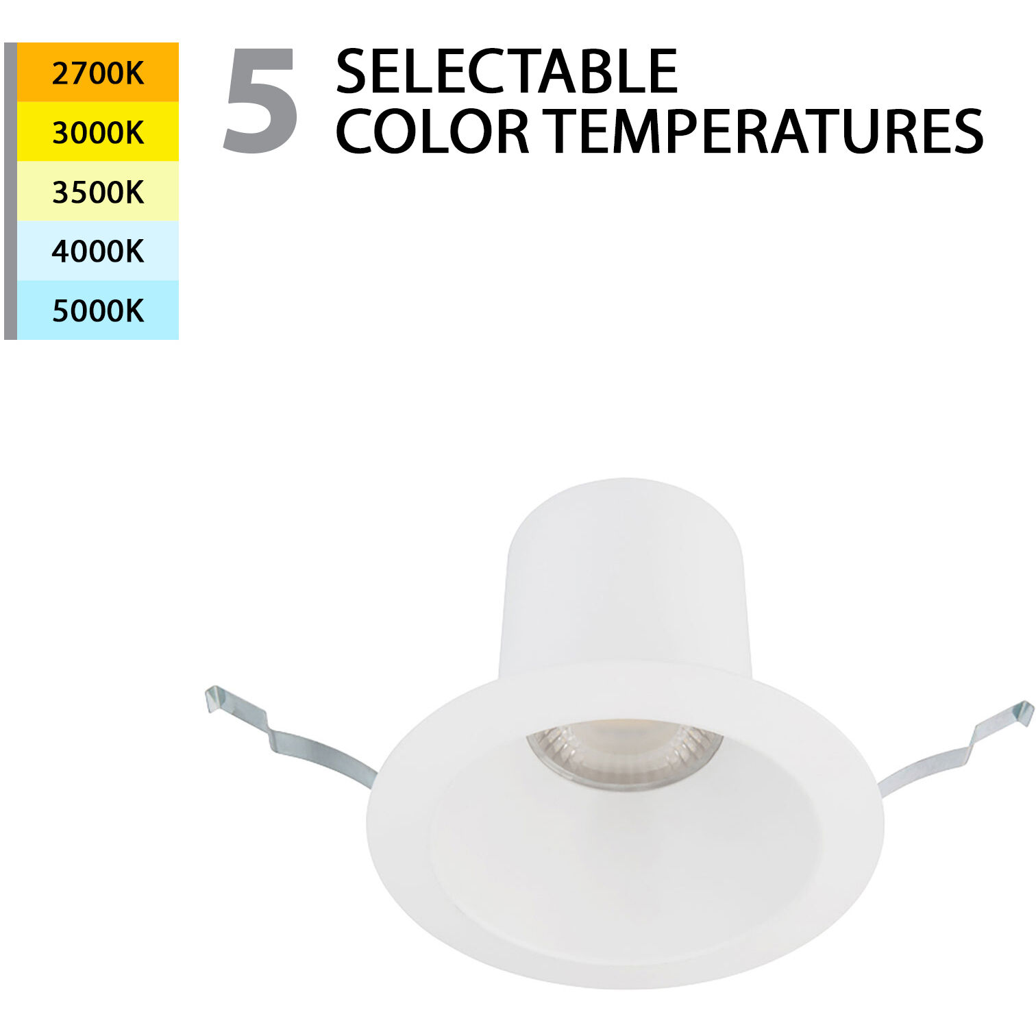 Blaze LED White Complete Kit Recessed Lighting
